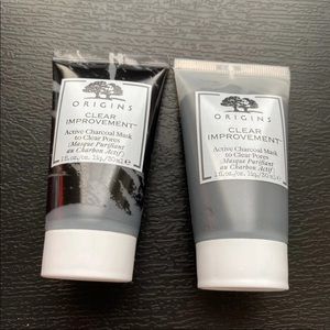 30ml*2 Origins Charcoal Honey Mask  & Active Charcoal Mask To Clear Pores
